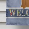 Irish Terrier Welcome House Flag