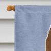 Irish Water Spaniel 1 Welcome House Flag