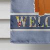 Irish Setter 1 Welcome House Flag
