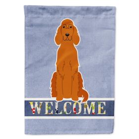 Irish Setter 1 Welcome House Flag
