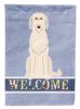 Irish Wolfhound 1 Welcome House Flag