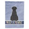 Giant Schnauzer Welcome House Flag