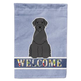 Giant Schnauzer Welcome House Flag