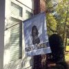 Poodle - Black - Welcome House Flag