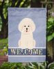 Bichon Frise 2 Welcome Garden Flag