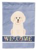 Bichon Frise 2 Welcome Garden Flag