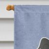 Papillon - Black and White - Welcome House Flag