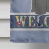Briard - Black - Welcome House Flag