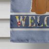 Briard - Brown - Welcome House Flag