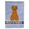 Briard - Brown - Welcome House Flag