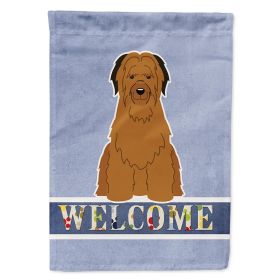 Briard - Brown - Welcome House Flag