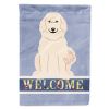 Great Pyrenees Welcome House Flag