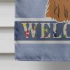 Shih Tzu - Chocolate 1 - Welcome House Flag