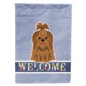 Shih Tzu - Chocolate 1 - Welcome House Flag