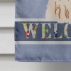 Shih Tzu - Red and White - Welcome House Flag