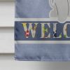 Bedlington Terrier - Blue - Welcome House Flag