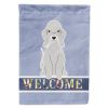 Bedlington Terrier - Blue - Welcome House Flag