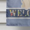Bedlington Terrier - Sandy Welcome House Flag