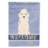 Bedlington Terrier - Sandy Welcome House Flag