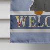 Cocker Spaniel - Black and Tan - Welcome House Flag