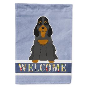 Cocker Spaniel - Black and Tan - Welcome House Flag