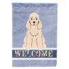 Cocker Spaniel - Bluff - Welcome House Flag