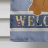 Cocker Spaniel - Red - Welcome House Flag