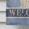Dalmatian 2 Welcome House Flag