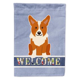 Corgi 2 Welcome House Flag