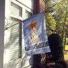 Wire Fox Terrier 1 Welcome House Flag