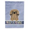Pekingese - Tan - Welcome House Flag