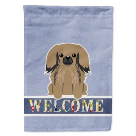 Pekingese - Tan - Welcome House Flag