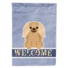 Pekingese - Fawn - Welcome House Flag