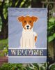 Jack Russell Terrier 2 Welcome Garden Flag