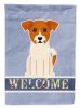 Jack Russell Terrier 2 Welcome Garden Flag