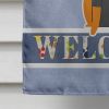 English Toy Terrier Welcome House Flag