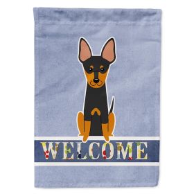 English Toy Terrier Welcome House Flag