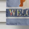 English Foxhound Welcome House Flag