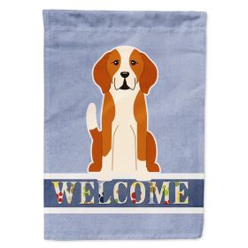 English Foxhound Welcome House Flag