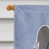 Chinese Crested - Black - Welcome House Flag