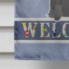 Chinese Crested - Black - Welcome House Flag