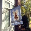 Chinese Crested - Cream - Welcome House Flag