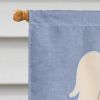 Chinese Crested - Cream - Welcome House Flag