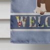 Chinese Crested - Cream - Welcome House Flag