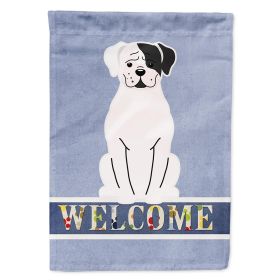 Boxer - White Cooper - Welcome House Flag
