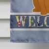 Boxer - Fawn - Welcome House Flag