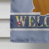 Boxer - Flashy Fawn - Welcome House Flag