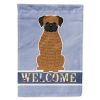 Boxer - Brindle - Welcome House Flag