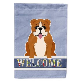 Bulldog - Red and White - Welcome House Flag