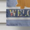 Bulldog - Red - Welcome House Flag